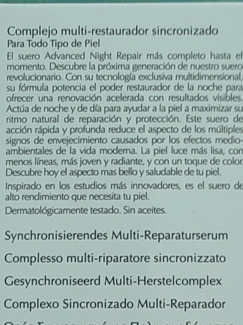 ESTEE LAUDER Advanced Night Repair Multi-Recovery Complex          PA#757,758@CK